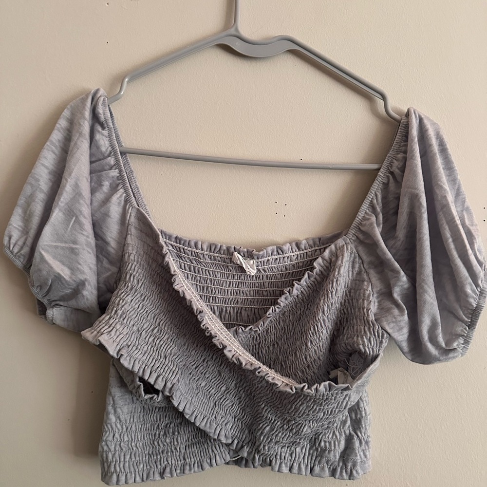 Le Lis Light Blue Womens Top